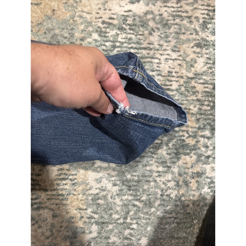 Dercon denim capris Vintage Size 13 Embellished - Picture 9 of 9
